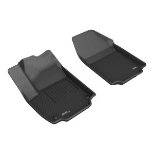 GMC Terrain Floor Mats - Front - 3D MAXpider - Kagu - Black - `25-`26 GMC Terrain Floor Mats - Front - 3D MAXpider - Kagu - Black - `25-`26